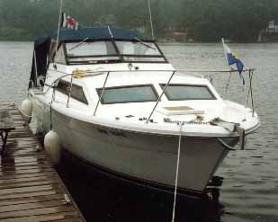 starboard bow, Harvey Island, June 2001, Copyright ctLow