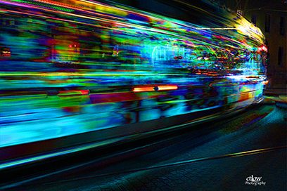 Dublin Light Rail Night