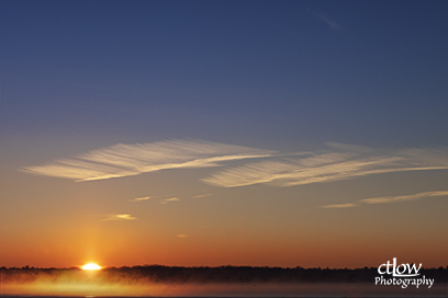 River Sunrise Fog