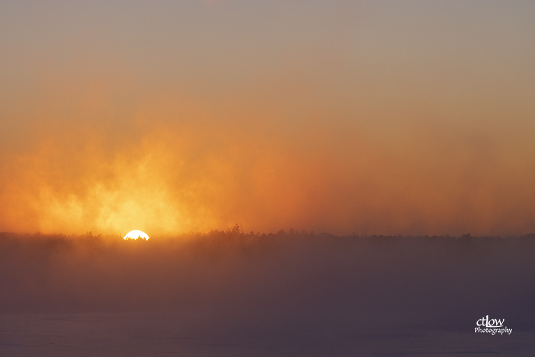 Sunrise Fog, St. Lawrence River