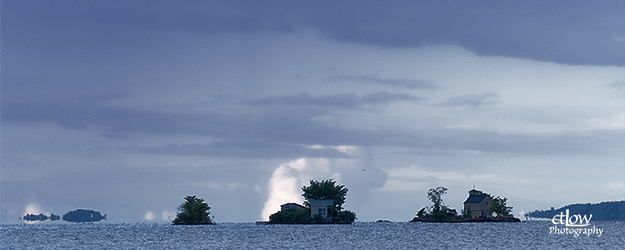 island st lawrence river extreme telephoto dusk island st lawrence river extreme telephoto dusk